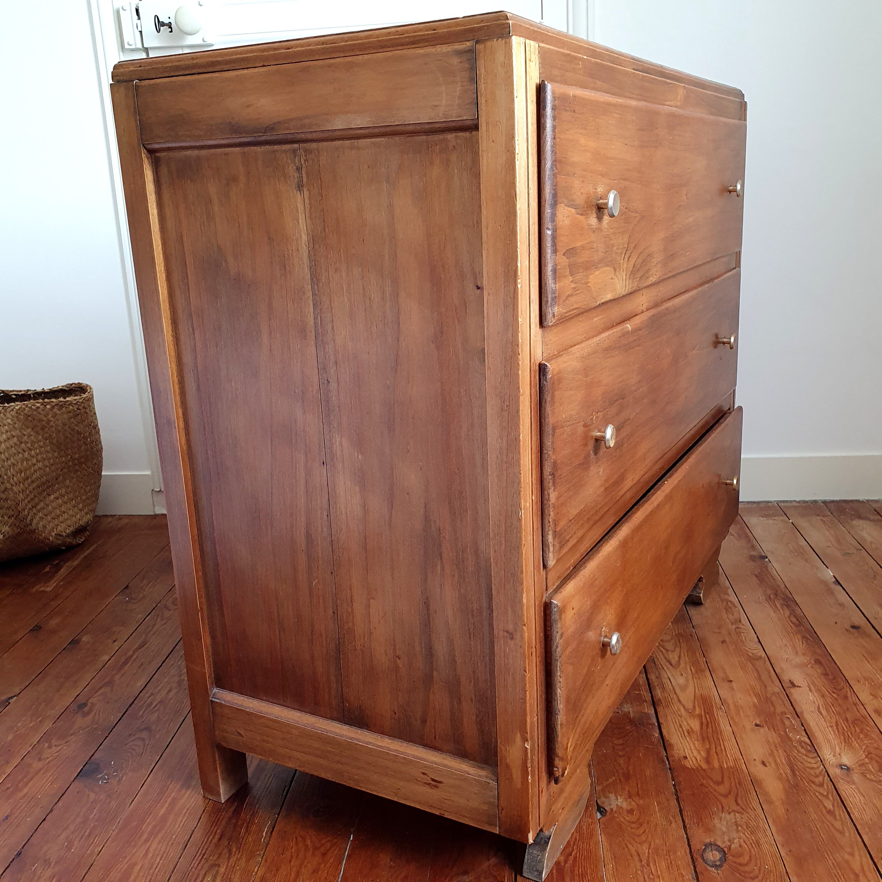 Commode vintage, 3 tiroirs