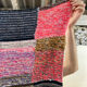 Plaid patchwork multicolore en laine