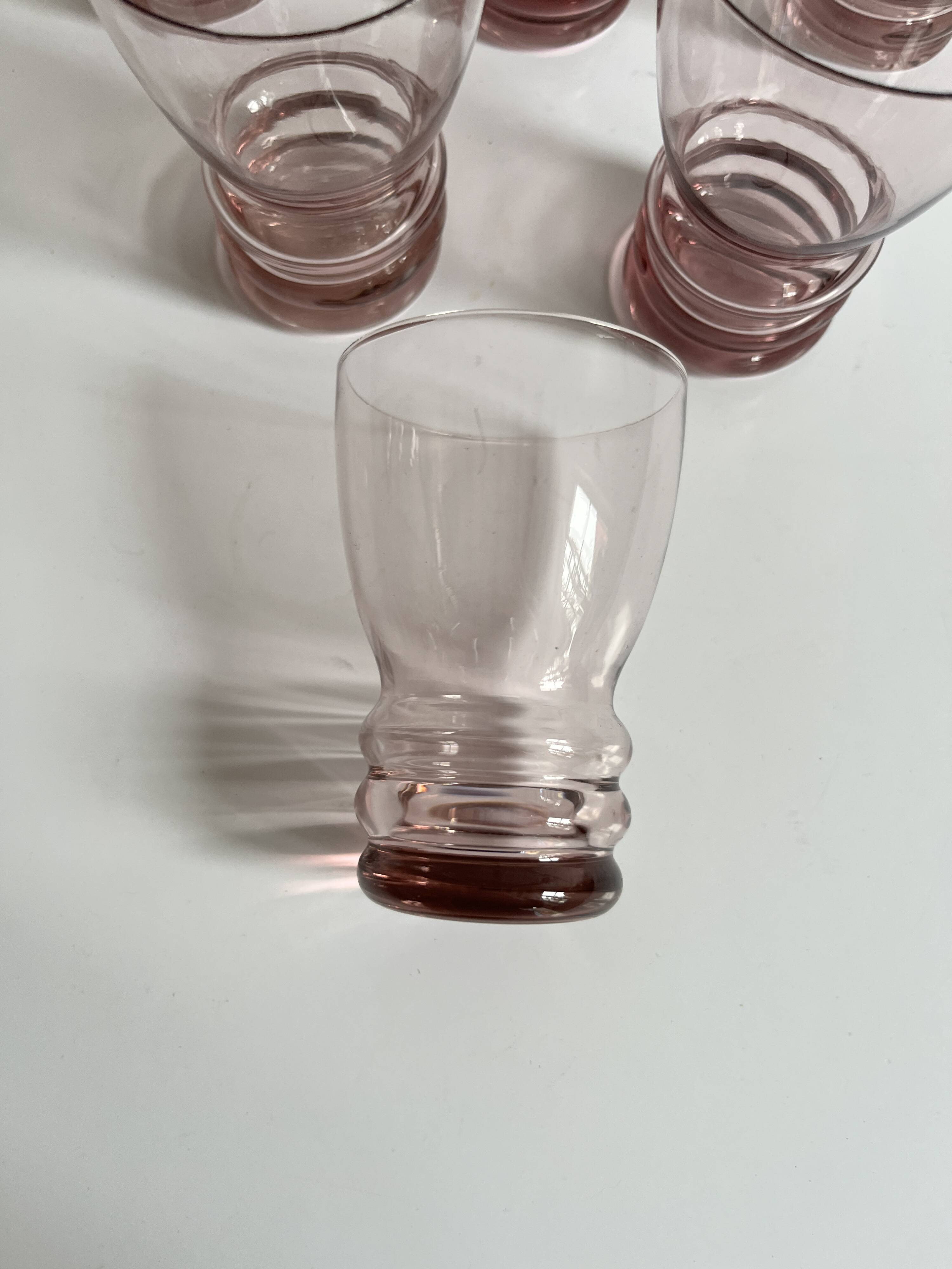 Art Deco purple glasses