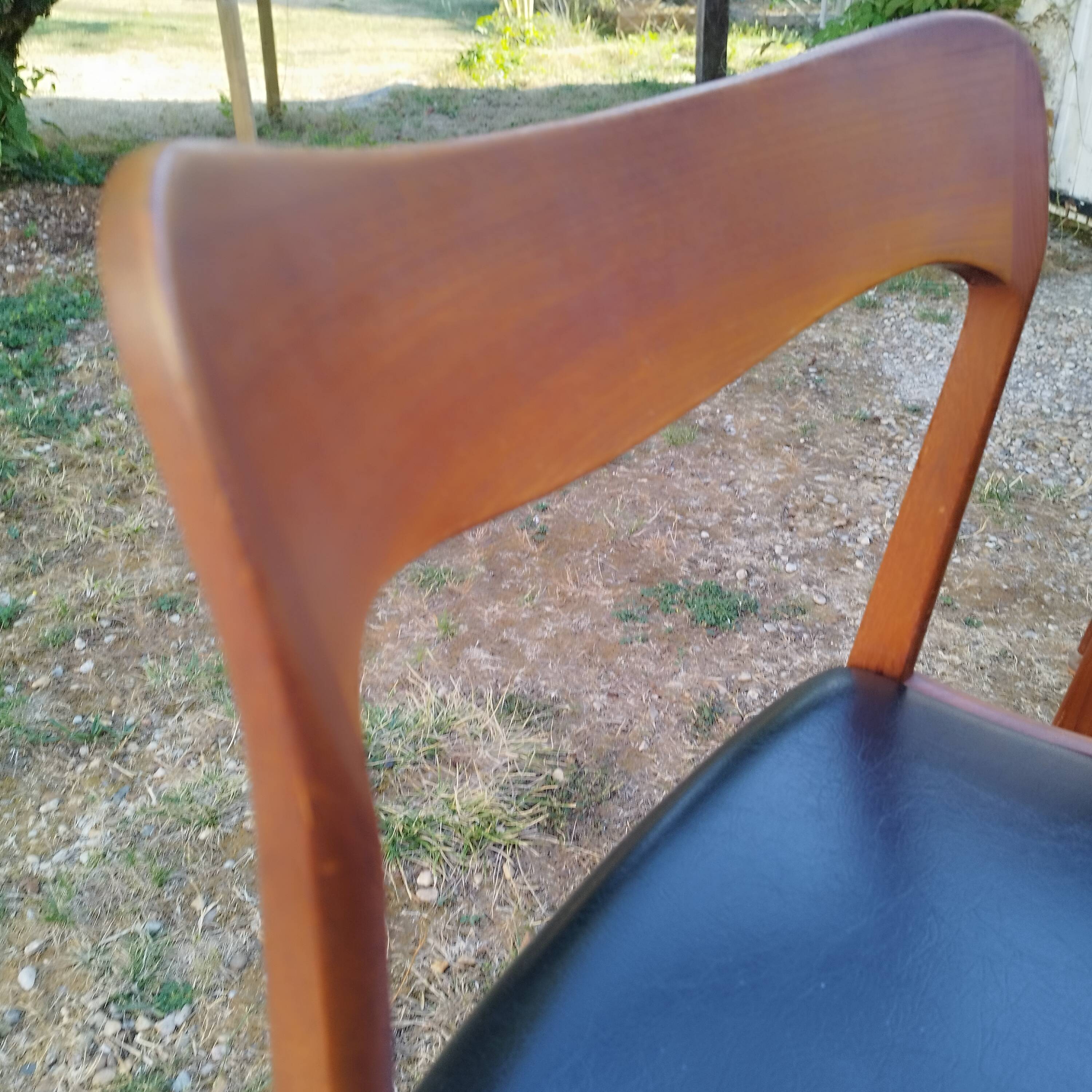 Scandinavian chairs in teak