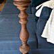 Large hand-patinated wooden candlestick – 100 cm – Unique piece