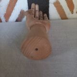 Articulated wooden hand jewelry