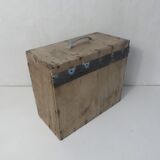 Marine wooden tool chest