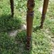 Small round table with flaps Louis Philippe Genuine