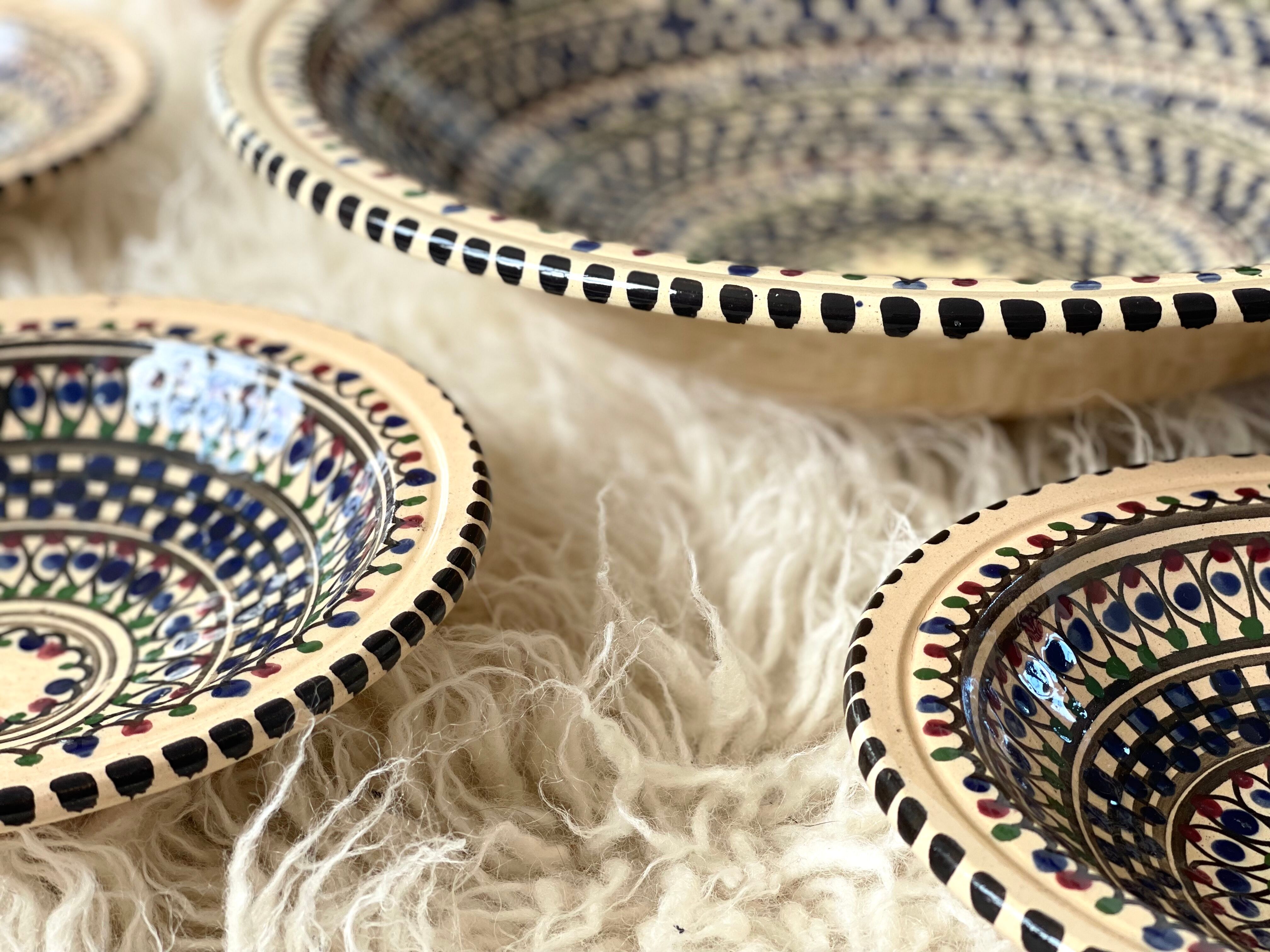 Artisanal Moroccan Dish Service 8 pieces