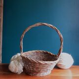 Panier en osier tressé vannerie artisanale