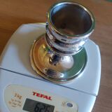 Silver metal design candle holder