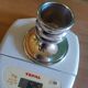 Silver metal design candle holder