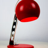 Mid-century red table lamp