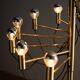 Large sculptural floor lamp executed in the style of Gino Sarfatti