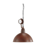 Suspension industrial style factory in rusty metal effect
