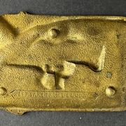 Antique bronze ashtray
