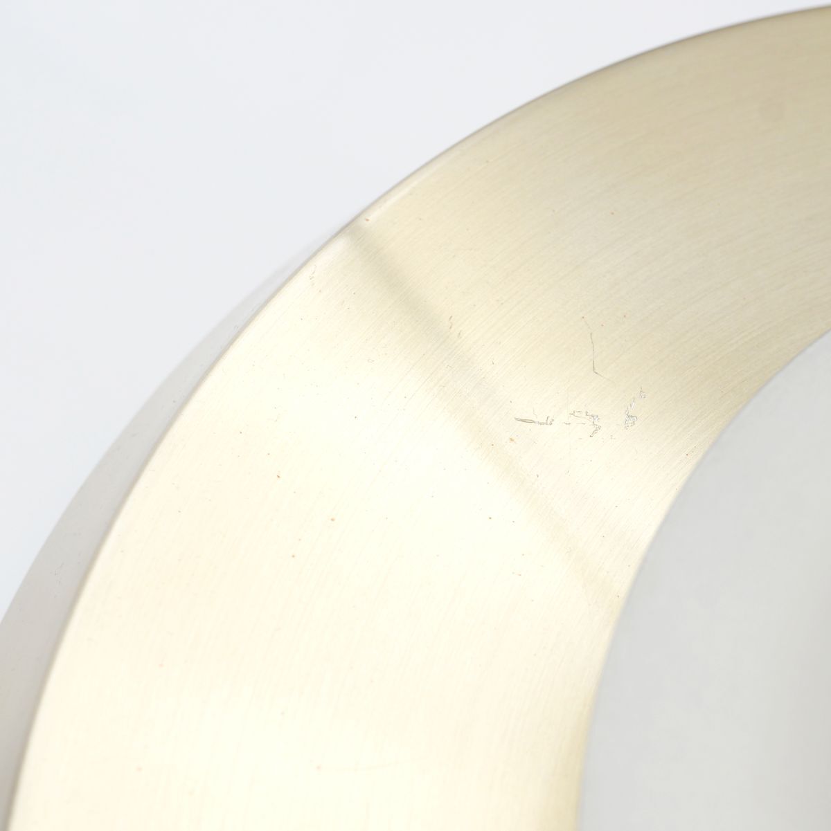 Vintage danish pendant lamp in golden brass 60's