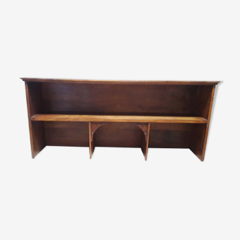 Desk top walnut shelves