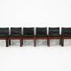 Set de 6 chaises Monk par Afra & Tobia Scarpa pour Molteni, années 1970