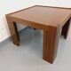 Vintage Italian square coffee table by Afra and Tobia Scarpa for Cassina.