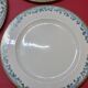5 large flat plates guy degrenne model tuscany porcelain limoges