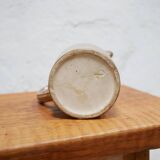 Vintage stoneware pitcher by the Digoin factory, France