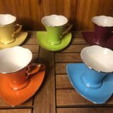 Bruno evrard ceramic coffee cups multicolor