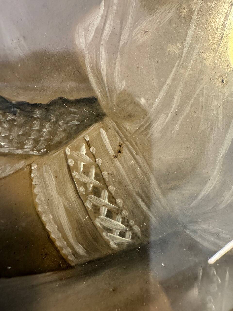 Old silver photograph, portrait, 19th century