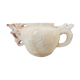 Chinese decorative teapot dragon in cut stone