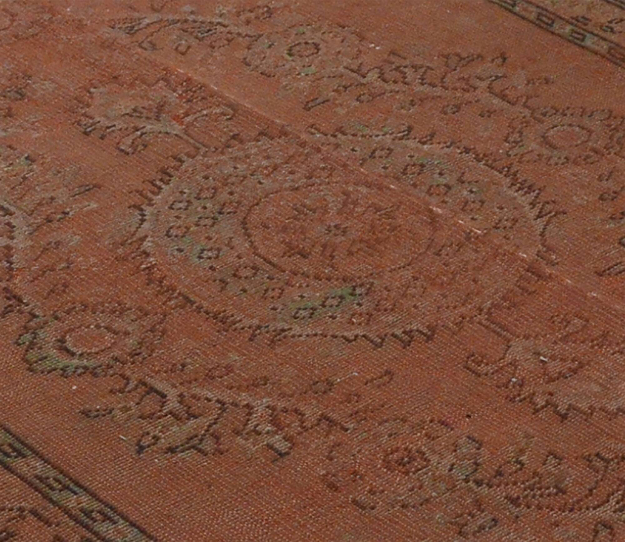 Turkish Anatolian Handmade Vintage Area Rug 283 cm x 175 cm