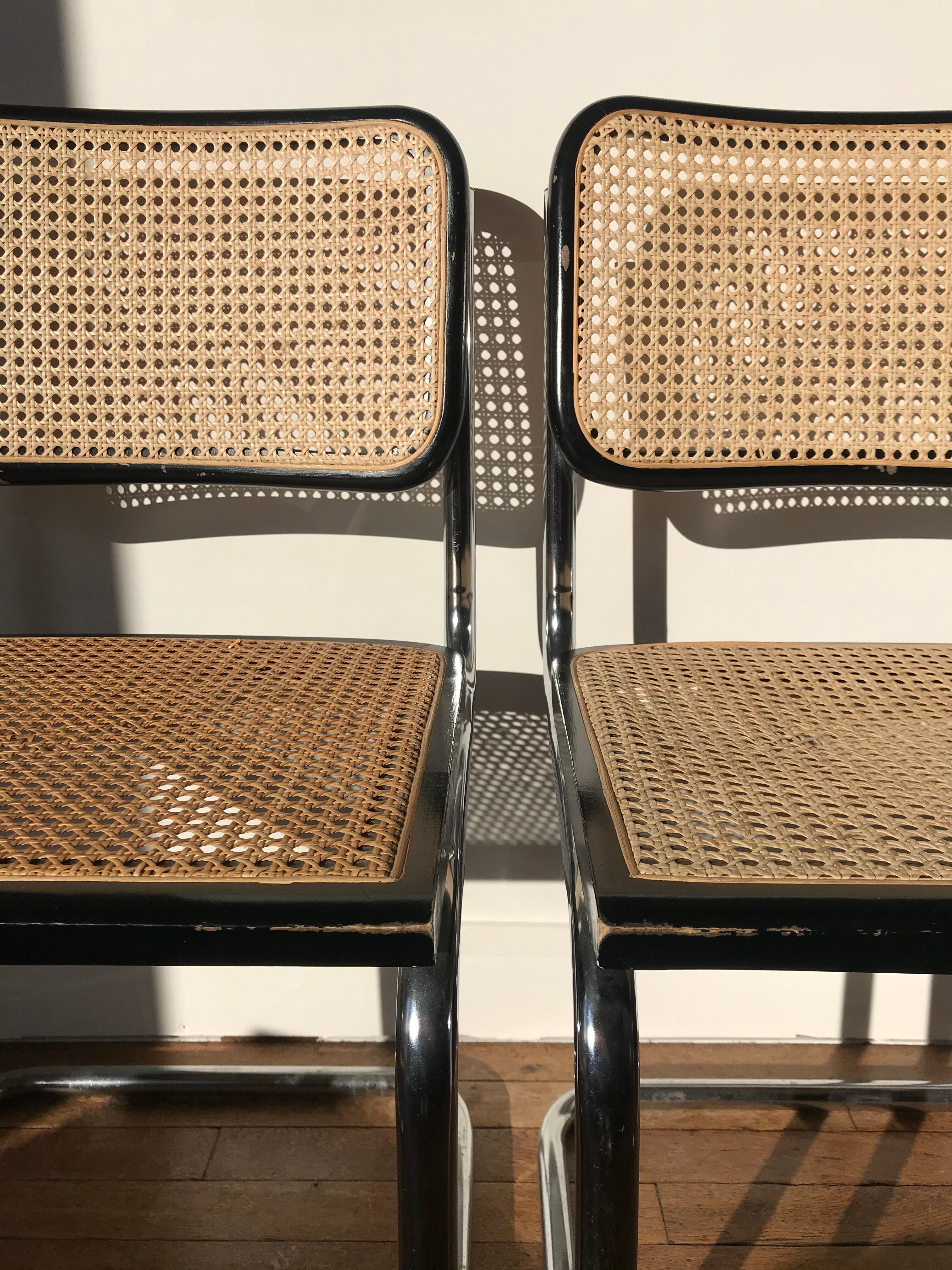 Pair of Chairs Cesca B32 - Marcel Breuer