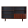 Bookcase with bar cabinet, rosewood veneer, Denmark, 1970s