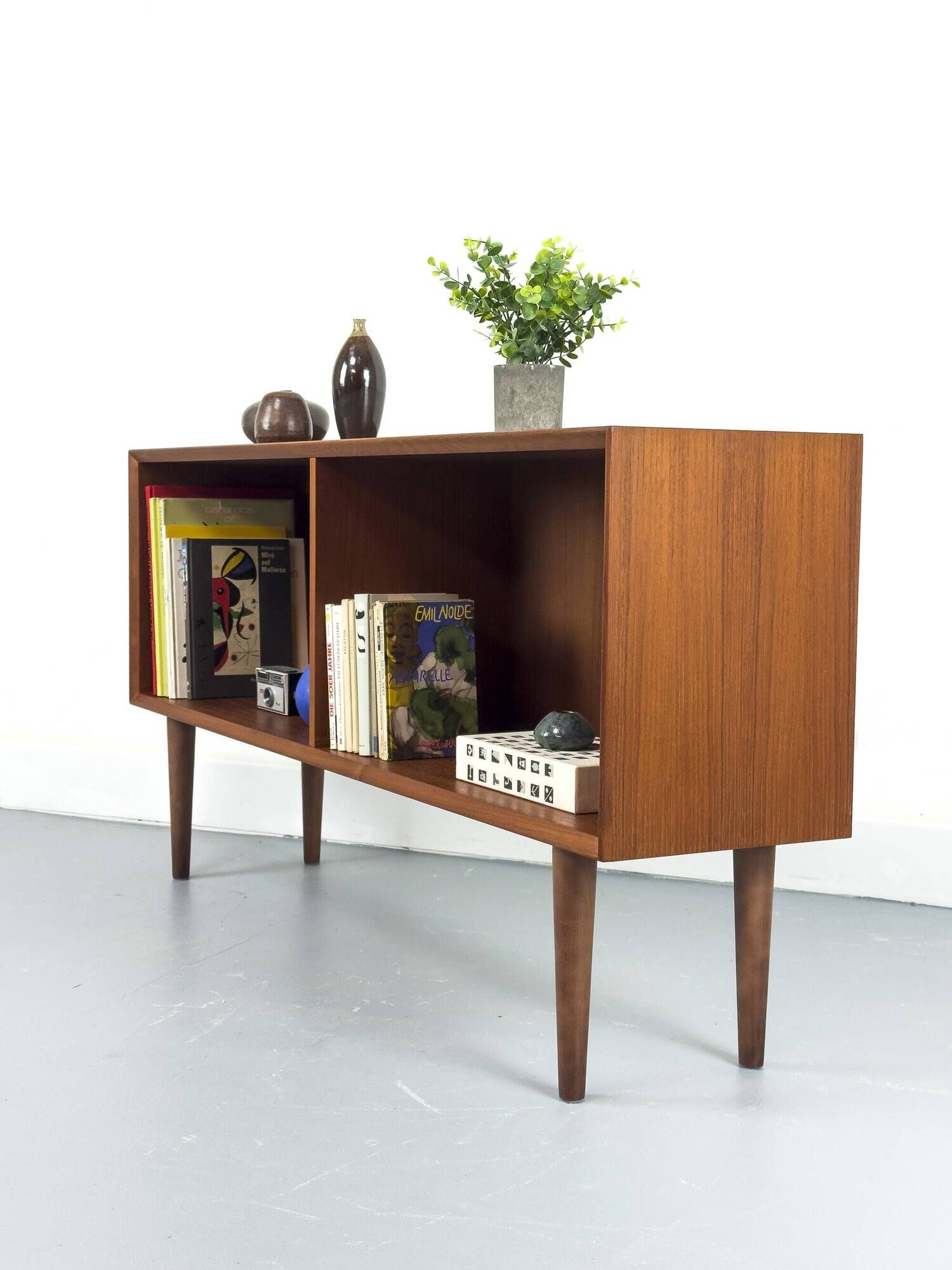 Low Teak Shelf from Brouer Furniture Factory, 1960s