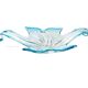 Postmodern Sommerso Murano glass fruit bowl from Mandruzzato, Italy, 1950