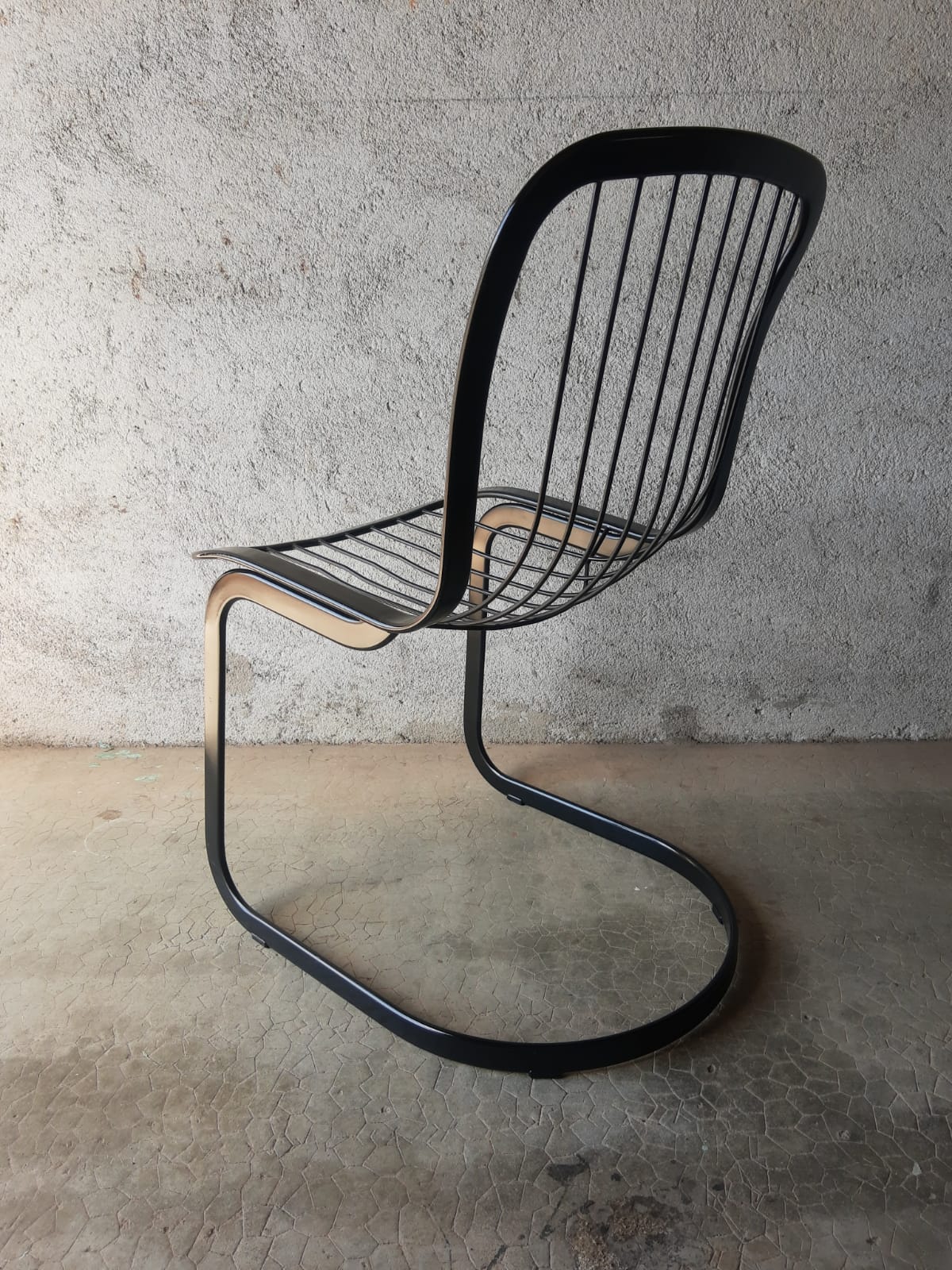 Set de 4 chaises vintage Cidue Italie années 70