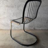 Set of 4 vintage Cidue chairs Italy 70s
