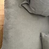Sofa Paros 2 places Linen Gray