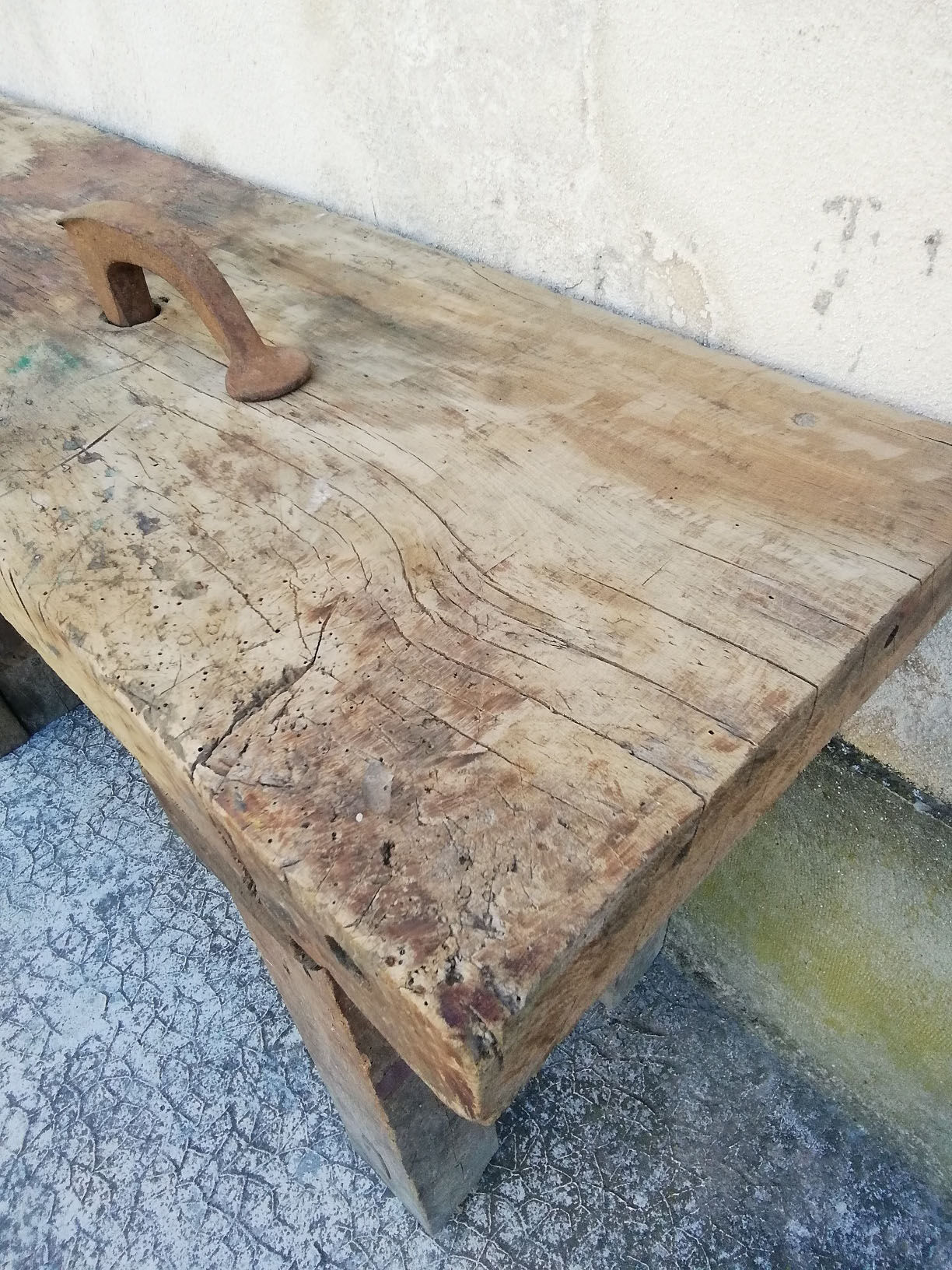 Old carpenter's workbench