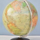 Earth globe 40s - 50s Art Deco - Columbus