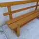 Kindergarten bench solid wood