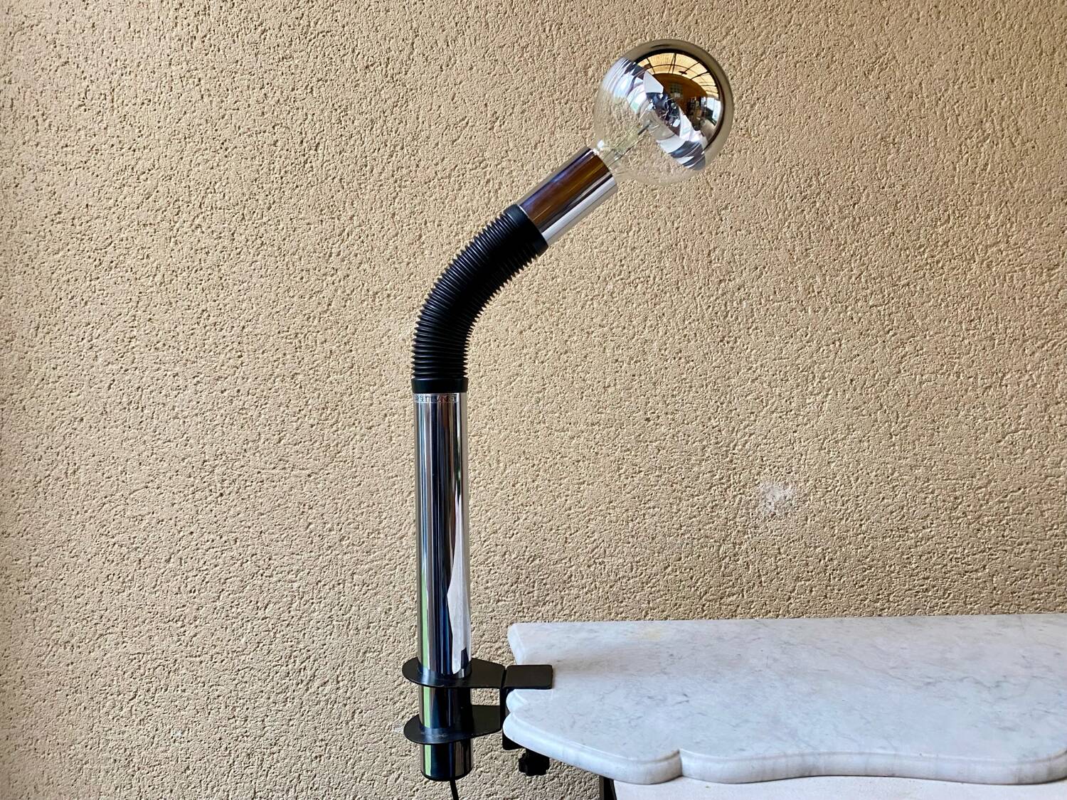 Lampe de bureau Periscopio Targetti Sankey vintage Space age italie 70