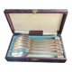 Case of 6 small dessert spoons – Silver metal - Christofle