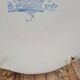 Assiette ancienne Gien décor bleu – panier fleuri – 24 cm