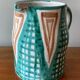 Robert Picault enamelled earthenware pitcher in Vallauris