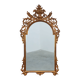 Miroir baroque doré de grande taille du 20e siècle par Deknudt Belgique