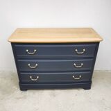 Vintage cherry wood commode refurbished