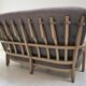 Solid oak sofa Guillerme and Chambron