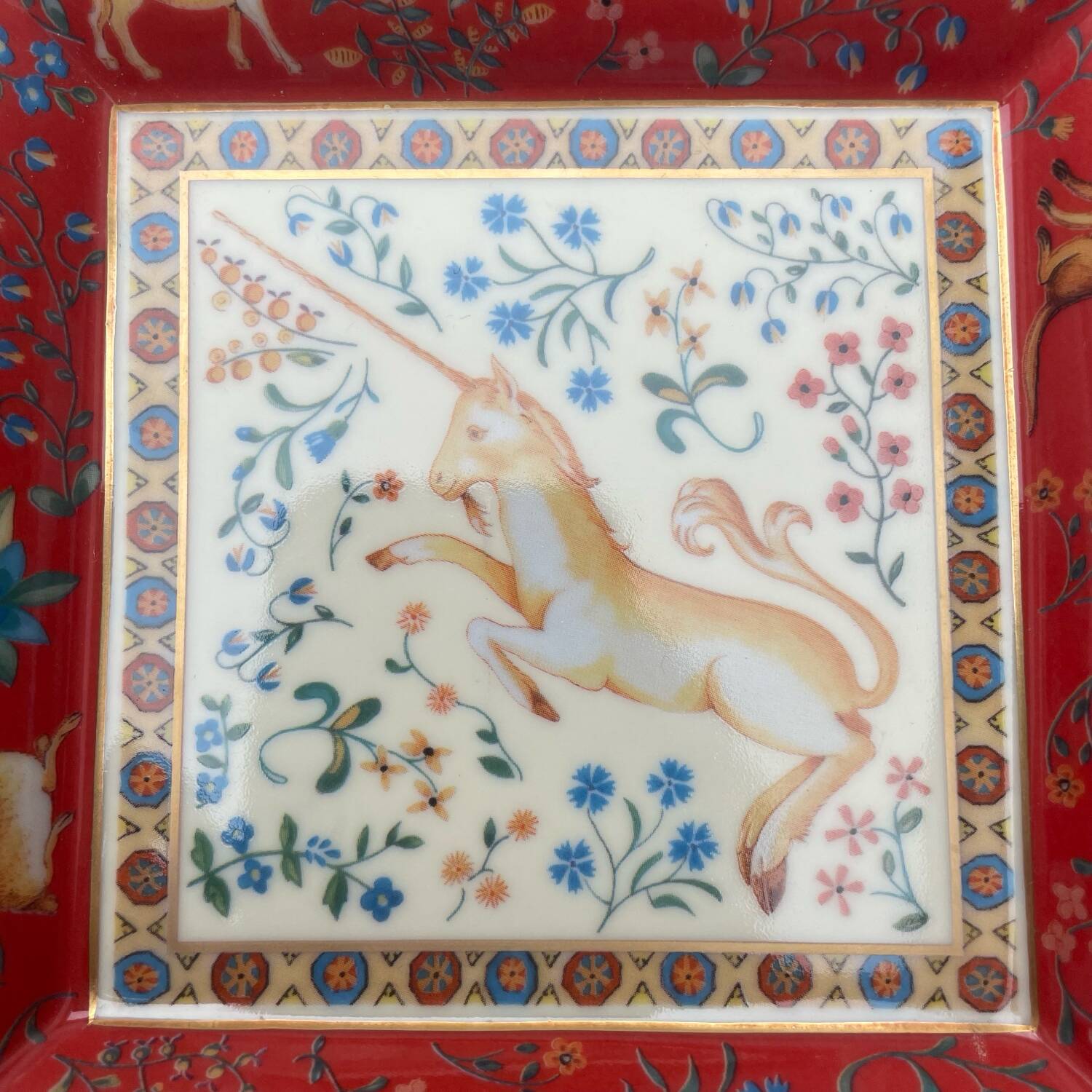 Vide poche La Dame a la Licorne Deshoulieres Limoge