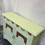 Wooden buffet in a revamped Art Deco style