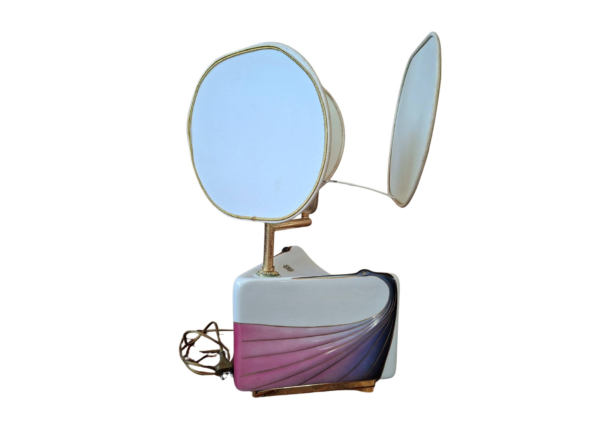 Lampada da tavolo anni '70, realizzata dalla rinomata manifattura ceramica