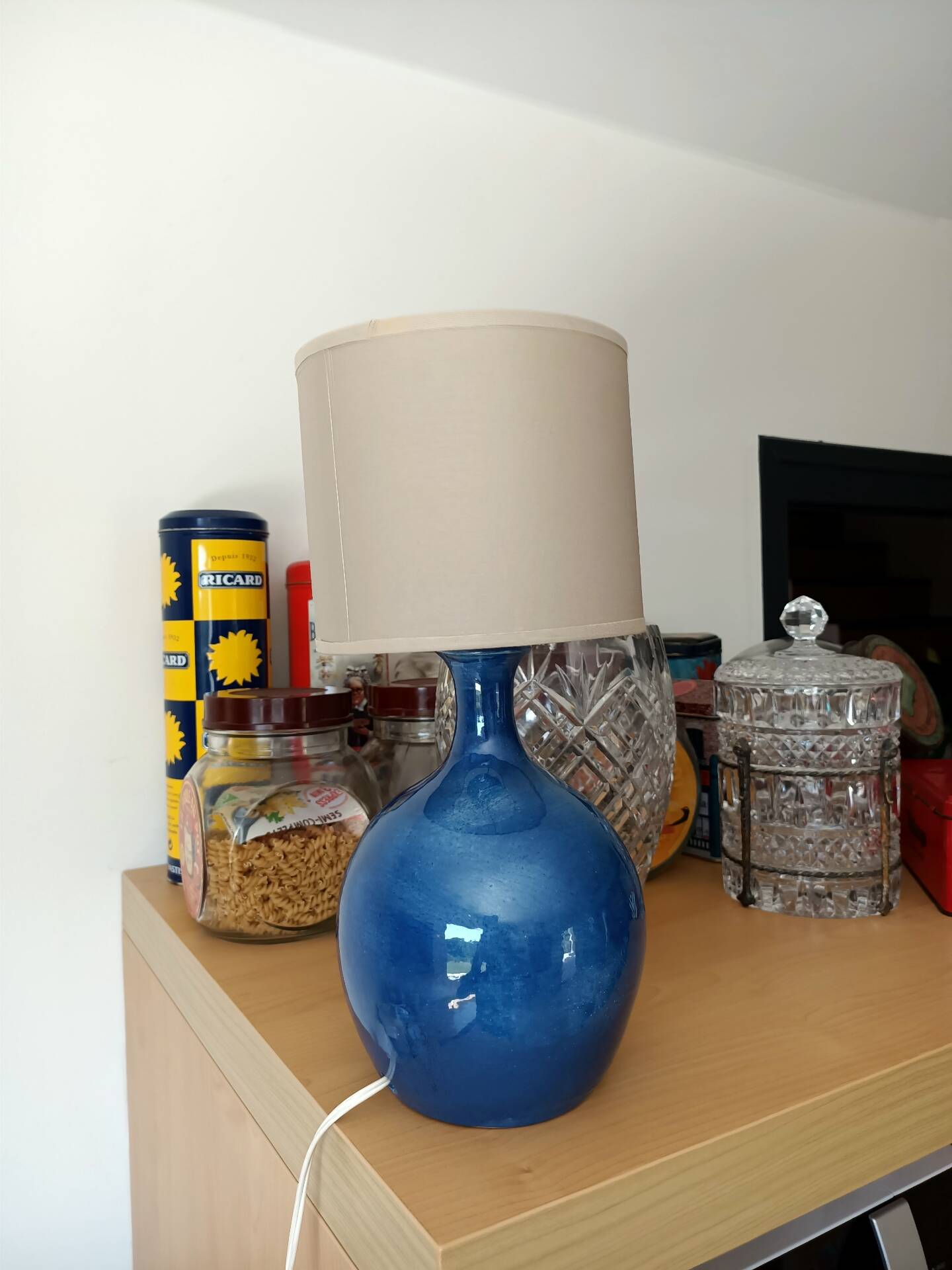 Vintage Paris Key Lamp
