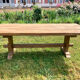 Solid oak monastery table