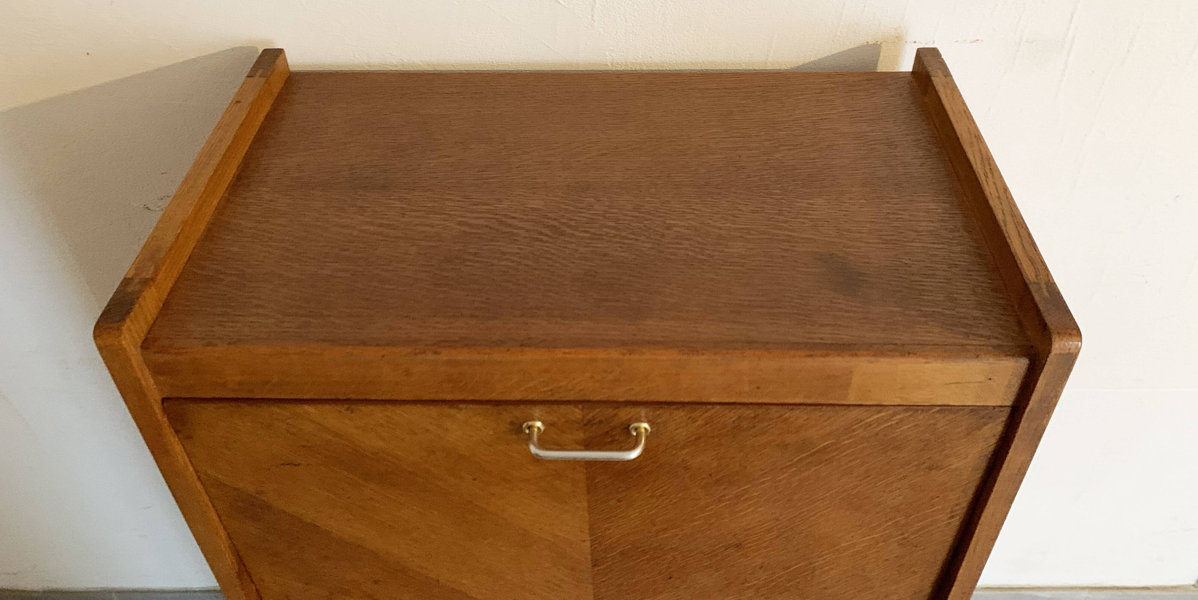 Vintage secretary of the 50s in oak