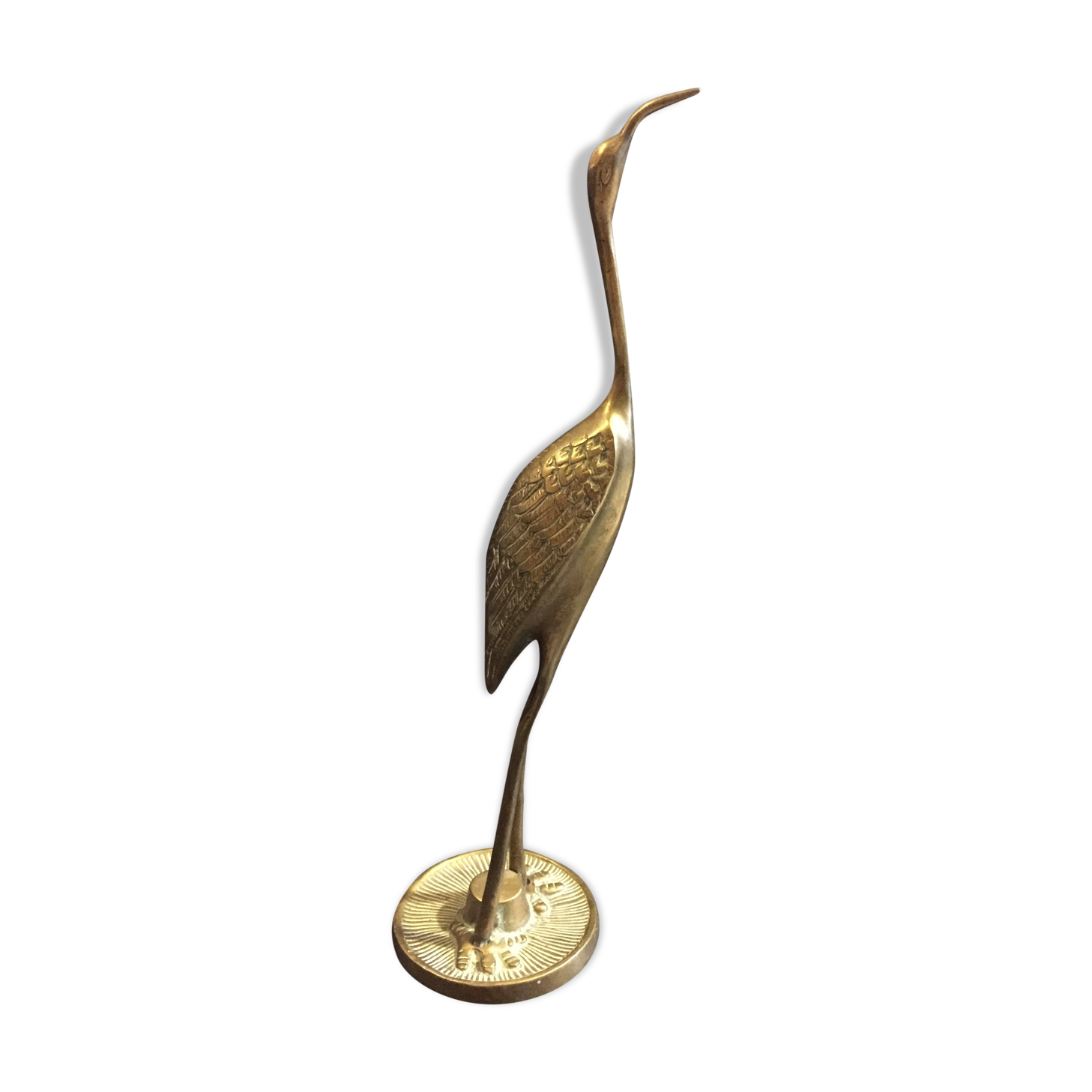 Brass heron